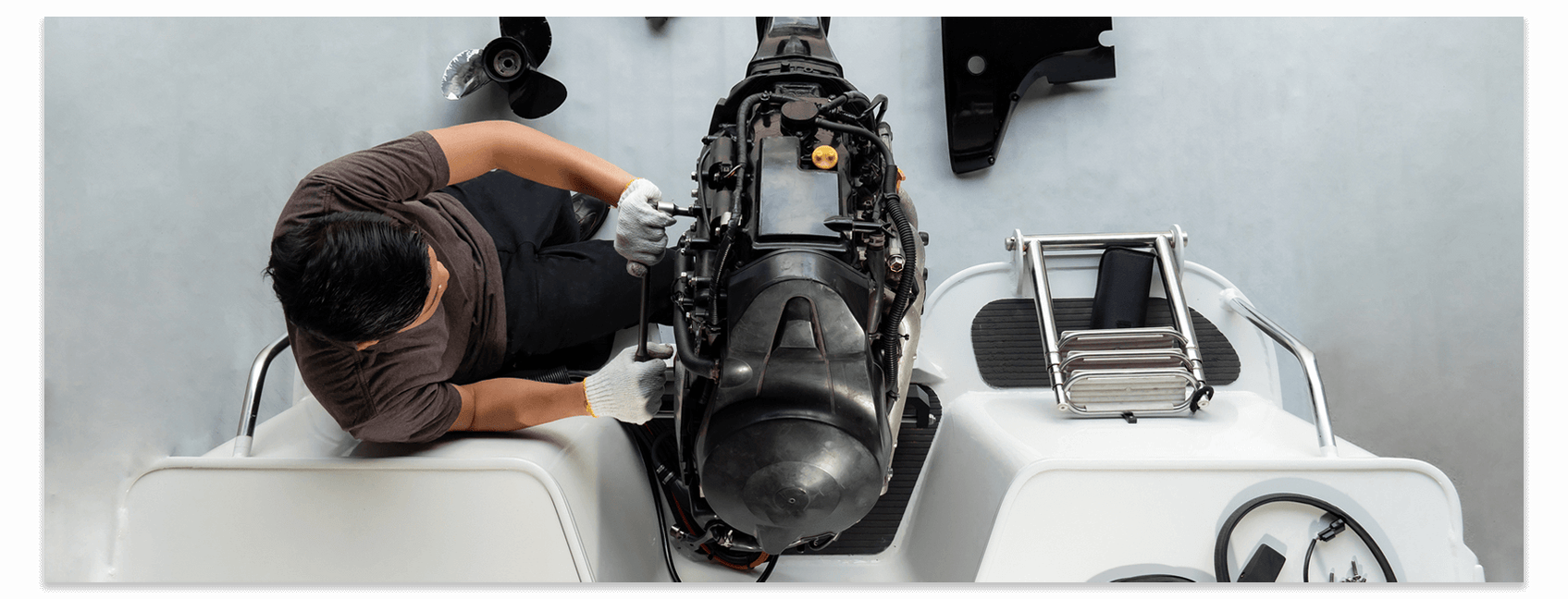 Neoprene RIB Boat Repair Fabrics — ORCA Retail by Pennel & Flipo